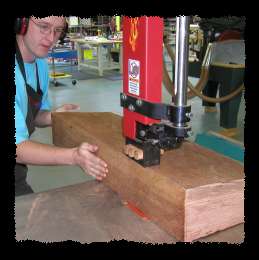 Cutting rough neck blanks